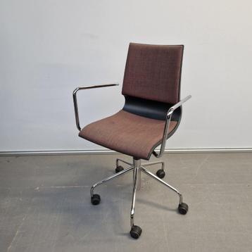 bureaustoel Kantoorstoel - bruine stof beschikbaar voor biedingen