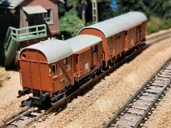 Stukgoedwagens FLM, MTR, Hobby en Vrije tijd, Modeltreinen | N-Spoor, Zo goed als nieuw, Wagon, Gelijkstroom, Overige merken, Analoog