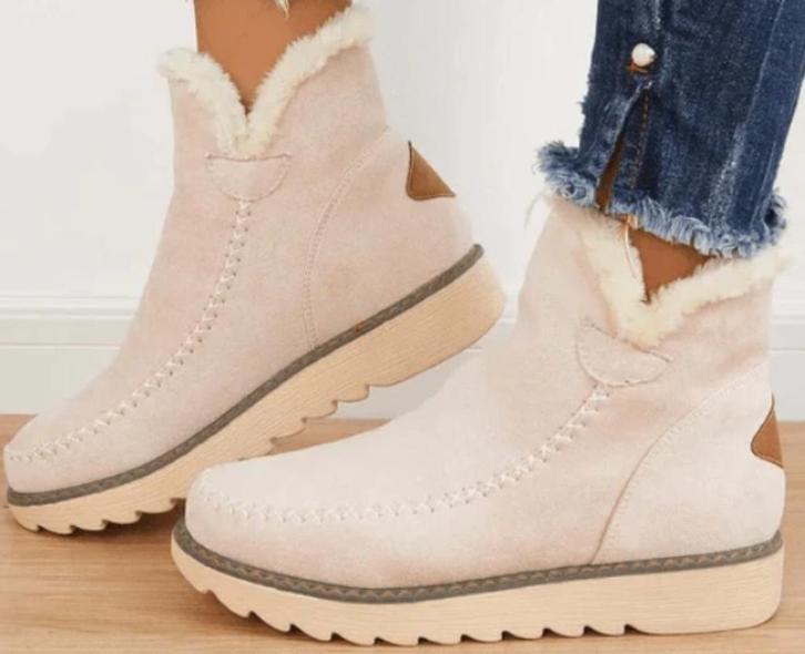 schoenen met bontvoering, winterlaarzen, mt 38- 38,5, beige, Kleding | Dames, Schoenen, Nieuw, Lage of Enkellaarzen, Beige, Ophalen of Verzenden