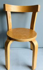 Plywood scandi kinderstoeltje Alvar Aalto-stijl vintage berk, Ophalen, Gebruikt, Stoel(en)