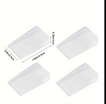 4x Transparante Deurstopper - Winddicht & Antislip beschikbaar voor biedingen
