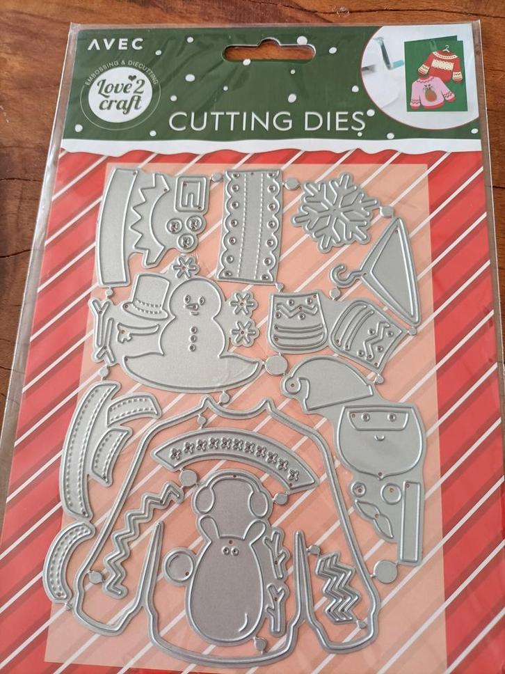 Snijmal Kersttrui - Nieuw!, Hobby en Vrije tijd, Knutselen, Nieuw, Ophalen of Verzenden