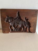 Antieke Houten Speculaasplank Sinterklaas, Antiek en Kunst, Ophalen of Verzenden