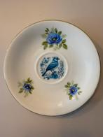 Vintage Bavaria Winterling porseleinen bordje blauwe vogel, Ophalen of Verzenden