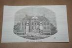 Antieke gravure - Kasteel te Eerde - 1841 !!, Ophalen of Verzenden
