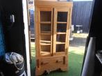 Antieke vitrine kast, Antiek en Kunst, Ophalen of Verzenden