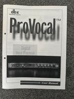 DBX ProVocal, Ophalen of Verzenden, Gebruikt, Audio