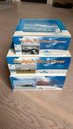 Vliegtuigmodellen DC-2, DC-8 en B747 KLM, Verzamelen, Luchtvaart en Vliegtuigspotten, Ophalen of Verzenden, Nieuw, Schaalmodel