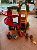 Little People Racing Ramp Garage incl. Poppetjes en autos, Ophalen of Verzenden, Gebruikt, Jongen of Meisje