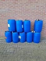 60 liter vaten met en zonder kraantje, Tuin en Terras, Regentonnen, Zo goed als nieuw, Ophalen