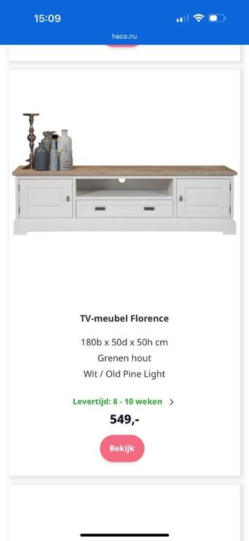 Tv meubel van Haco beschikbaar voor biedingen