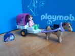 123 Peuter playmobil 9390 Paard en wagen 100%, Ophalen of Verzenden, Gebruikt, Los playmobil