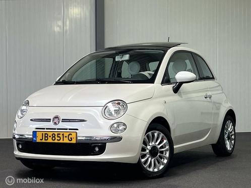 Fiat 500 1.2 Lounge [ leder panorama climate LM ], Auto's, Fiat, Bedrijf, Te koop, ABS, Airbags, Airconditioning, Alarm, Bluetooth