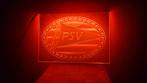 PSV Logo LED Verlichting - 40x30cm, Huis en Inrichting, Ophalen of Verzenden, Zo goed als nieuw, Kunststof, Minder dan 50 cm