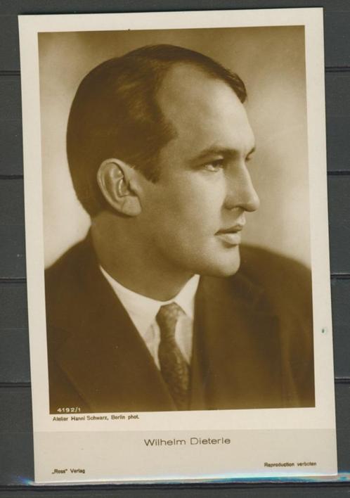Wilhelm Dieterie Filmster Ross 4192-1 Foto-Ansichtkaart M-17, Verzamelen, Ansichtkaarten | Themakaarten, Ongelopen, 1920 tot 1940