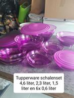 Tupperware schalenset, Huis en Inrichting, Keuken | Tupperware, Ophalen of Verzenden, Nieuw, Paars, Schaal