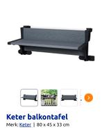 Balkontafel, Ophalen, Nieuw, Rechthoekig, Kunststof
