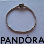 Pandora Moments Snake Chain Armband met Hartsluiting, Ophalen of Verzenden, Zo goed als nieuw, Zilver, Zilver
