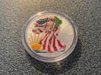 Speciale zilveren One Dollar met hologram, Ophalen of Verzenden, Zilver