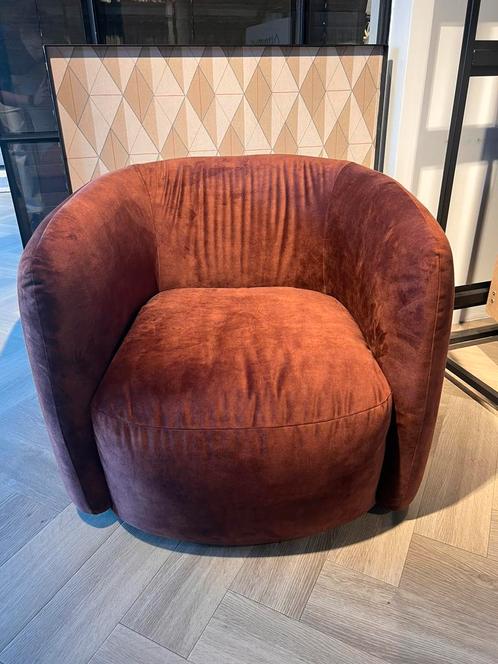 Fauteuil Lifestyle - Kastanjebruin (Terra), Huis en Inrichting, Fauteuils, Zo goed als nieuw, Stof, 75 tot 100 cm, 75 tot 100 cm