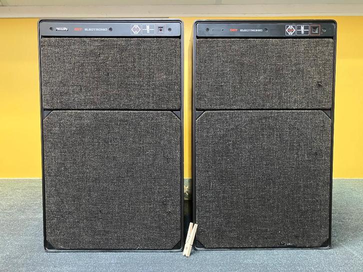 Luidsprekers Philips MFB 22AH567/80R, Audio, Tv en Foto, Luidsprekers, Gebruikt, Front, Rear of Stereo speakers, 60 tot 120 watt