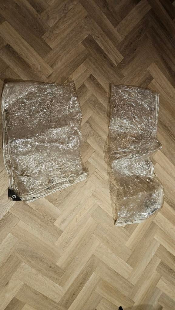 Doorzichtig Zeil 1.5mx4m & 1.5mx2.5m, Tuin en Terras, Ophalen, Gebruikt, Overige typen, Minder dan 250 cm