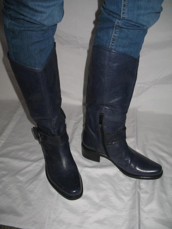 Valmy Moda Italy Kobaltblauw Leren Laarzen Maat 39, Kleding | Dames, Schoenen, Nieuw, Hoge laarzen, Blauw, Ophalen