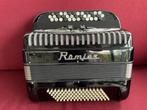 Z.g.a.n. italiaanse Rämjes knopaccordeon(Guerrini).72bCgriff, Muziek en Instrumenten, Accordeons, Overige merken, 72-bas, Ophalen of Verzenden