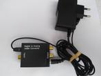 Digital naar Analog Audio Converter box met adapter, Ophalen of Verzenden, Nieuw
