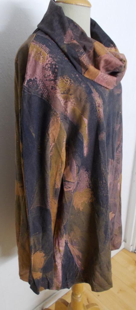 Mooie bruin tinten print tuniek/top van Skandika! XXL, Kleding | Dames, Blouses en Tunieken, Gedragen, Maat 46/48 (XL) of groter