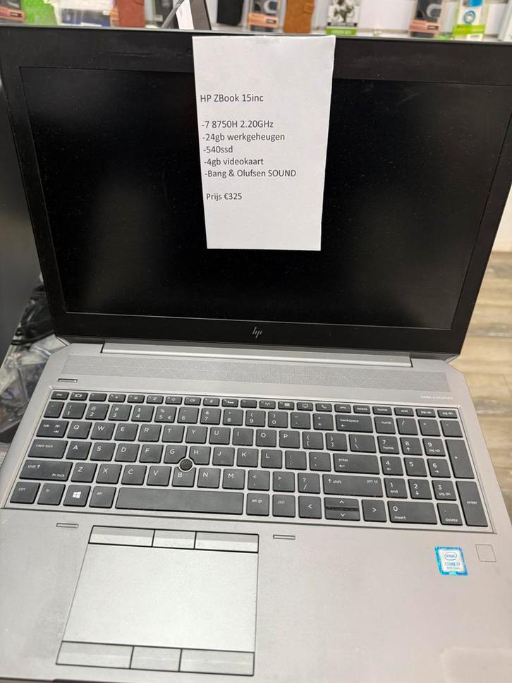 laptop zie foto’s +garantie, Computers en Software, Windows Laptops, Gebruikt, 15 inch, SSD, 2 tot 3 Ghz, 16 GB, Qwerty, Met videokaart
