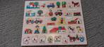 houten knopjes puzzel, thema boerderij, Kinderen en Baby's, Ophalen, 10 tot 50 stukjes, Zo goed als nieuw, Van hout