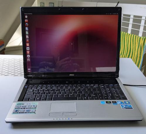 Laptop MSI EX723, Computers en Software, Windows Laptops, Gebruikt, 17 inch of meer, SSD, 2 tot 3 Ghz, 4 GB, Qwerty, Met videokaart