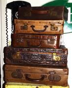5 maal oude reiskoffer koffer, Antiek en Kunst, Curiosa en Brocante, Ophalen