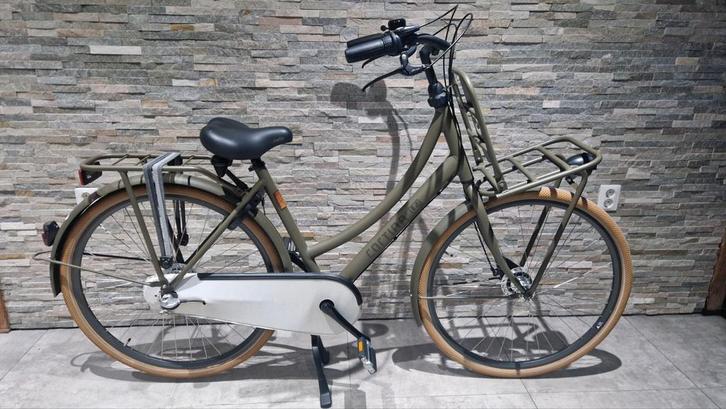 Cortina U4 Army Green Mat 28 inch 50cm in Nieuwstaat !!!, Fietsen en Brommers, Fietsen | Dames | Damesfietsen, Batavus, Versnellingen