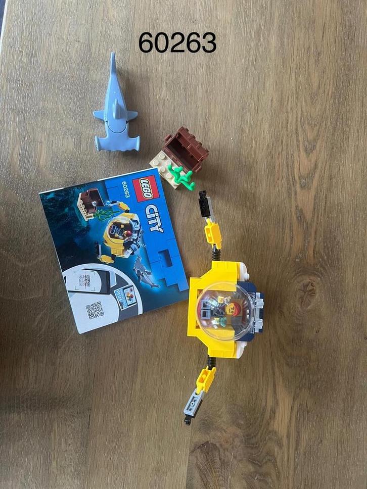 LEGO city Oceaan 60263 - 60264 - 60265 - 60266, Kinderen en Baby's, Speelgoed | Duplo en Lego, Zo goed als nieuw, Lego, Complete set