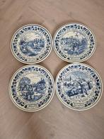 Wandborden Royal Goedewagen 4 seizoenen delfts blauw, Ophalen of Verzenden