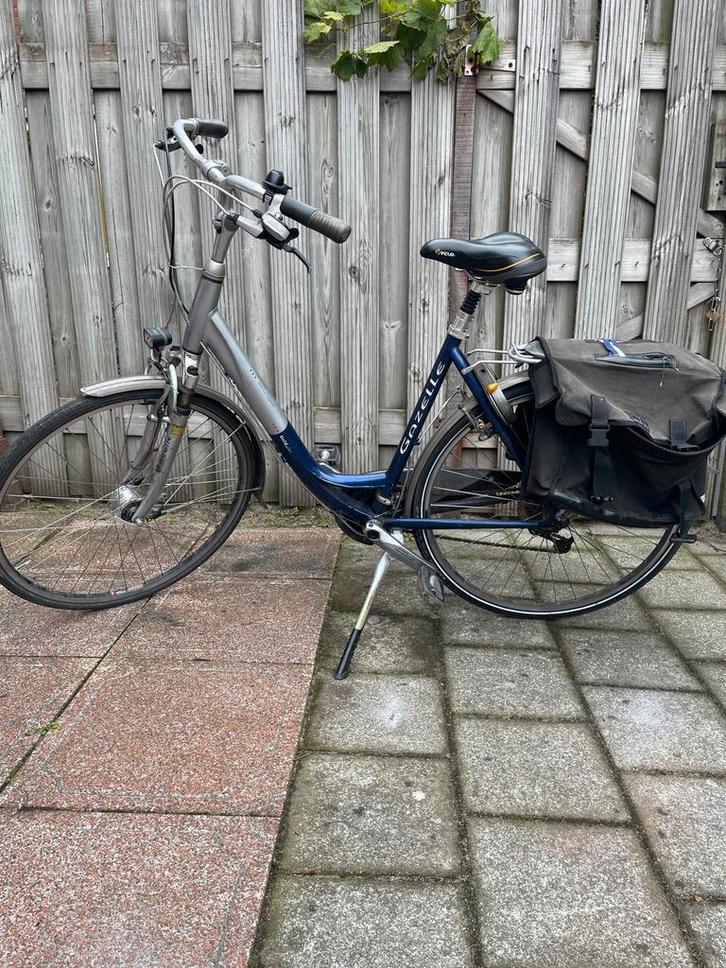 Gazelle Damesfiets  28 inch, Fietsen en Brommers, Fietsen | Dames | Damesfietsen, Gebruikt, Gazelle, Versnellingen, 50 tot 53 cm
