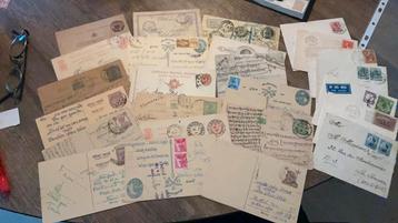 #61 Verzameling oude poststukken diverse landen beschikbaar voor biedingen