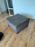 Hocker/poef  (75 x 80 x 44 cm) grijs/antraciet, Modern, Gebruikt, Rechthoekig, Stof