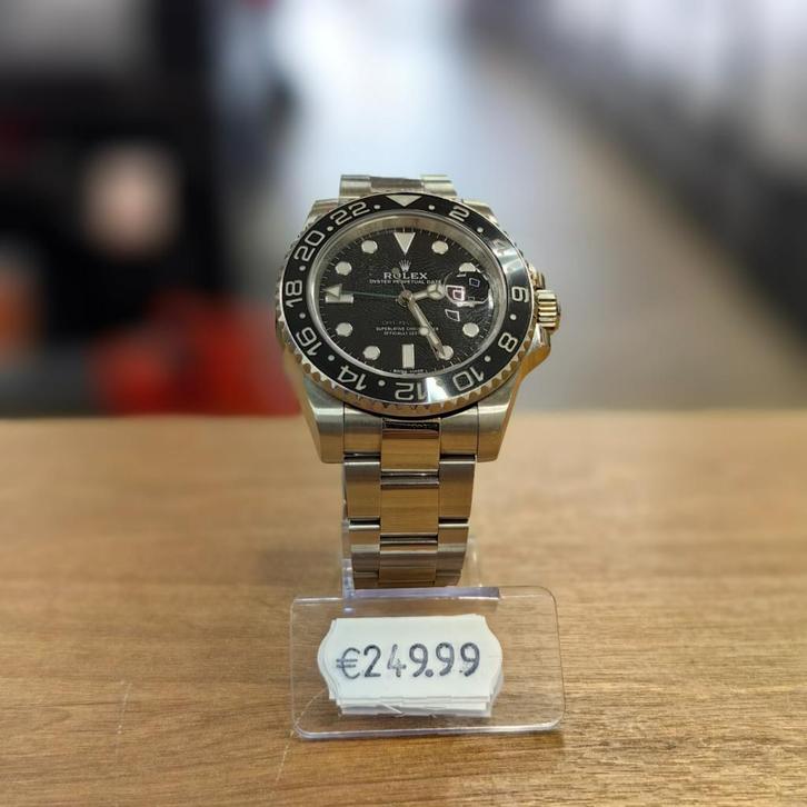 Rolex GMT Master 2 40MM Horloge FAKE! / NOT REAL!!, Sieraden, Tassen en Uiterlijk, Horloges | Heren, Zo goed als nieuw