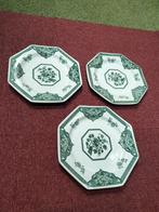 Royal Staffordshire Old pekin borden groen  3 x, Ophalen of Verzenden