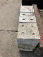 11 betonpoeren 30x30cm, dikte 20cm, Ophalen, Gebruikt, Minder dan 180 cm, Palen