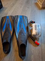 Duikvliezen maat 40-41, duikbril en Snorkel Set - Aqua Lung, Ophalen, Gebruikt, Zwem- of Duikvliezen