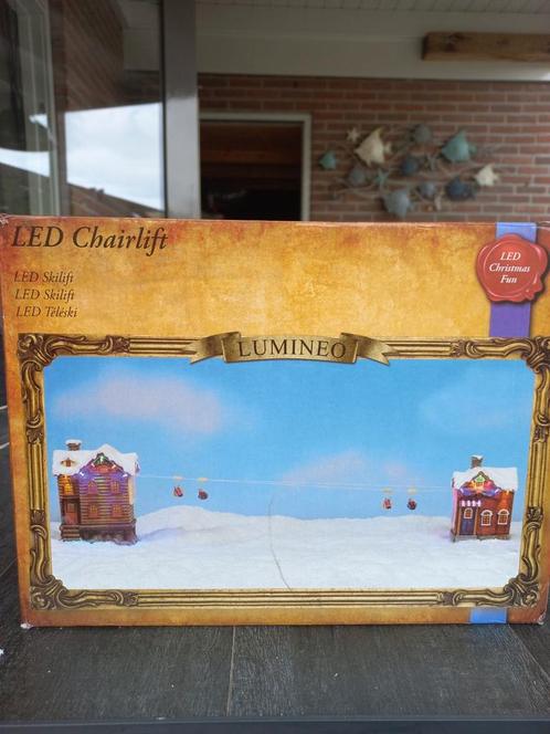 Lumineo ski lift kersthuisjes, Diversen, Kerst, Zo goed als nieuw, Ophalen of Verzenden