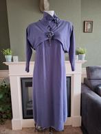Apanage paarse jurk en vest bolero 36 met cashmere zgan, Verzenden, Paars, Zo goed als nieuw, Maat 36 (S)