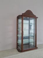 Mooi vitrinekastje met glazen planken, Ophalen, Minder dan 50 cm, Glas, 25 tot 50 cm