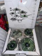 Pannenset Royalty Line Switserland, Ophalen, Zo goed als nieuw, Rvs, Pannenset