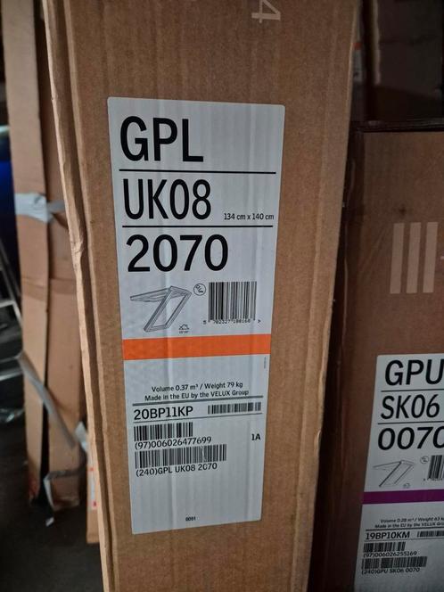 Velux dakraam GPL Uk08 2070 - 134x140, Doe-het-zelf en Verbouw, Glas en Ramen, Nieuw, Dakraam, Ophalen of Verzenden