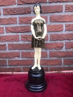 Weens brons, charmant beeld, BEDTIME GIRL, Antiek en Kunst, Ophalen of Verzenden, Brons